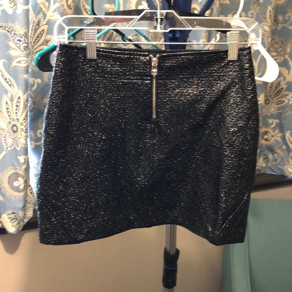 Zara black mini skirt